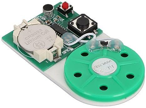 DIY 25 Sekunden Aufnehmbares Soundchip-Modul, Professioneller Knopf mit Klebeband für Grußkarten