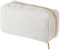 Giantree Petite trousse de toilette pour femme, sac de rangement simple avec 3 poches intérieures en Corduroy Sac de maquillage portable Voyage Trousse de toilette Peut contenir divers cosmétiques et