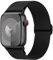 Msksjer Cinturino Compatibile con Apple Watch 41mm 40mm 38mm 42mm(Series 10) Donne Uomini, Nylon Regolabile Solo Loop Tessuto Elastico Bracciale Sportivi per iWatch Serie 9 8 7 6 SE 5 4 3 2 1, Nero