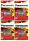 Pana-sonic CR123A Lithium Power Batteries, 3V (PACK OF 4)