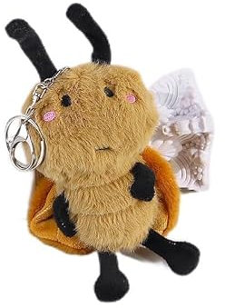 ikappy 1PC Kakerlake Plüsch tier Lustiges Cartoon Tier gefüllte Puppe Schlüssel anhänger Anhänger Autos chl üssel halter für Geburtstags geschenk