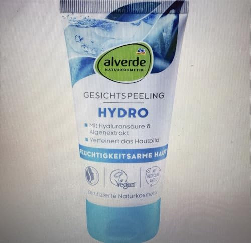 alverde NATURKOSMETIK Hydro Gesichtspeeling, 75 ml