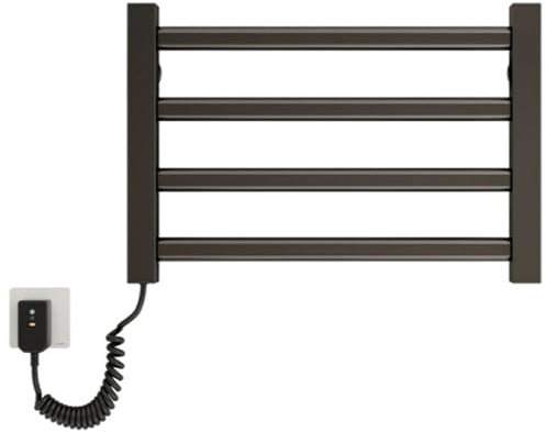 Portasciugamani Elettrico Scaldasalviette Radiatore Da Bagno Elettrico Portasciugamani Intelligente, 80W Scaldasalviette Con Termostato, Porta Salviette Bagno B,Right Line