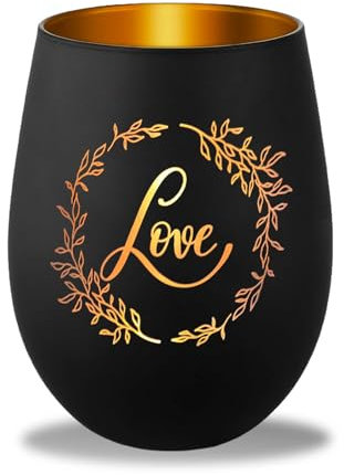 SENLINLIN Trauergeschenk Trauerlicht Windlicht mit Gravur - In Gedenken an unsere Lieben, Trauerkerze Geschenke für Trauer zur Beerdigung Deko, Grablicht Trauergeschenke für Hinterbliebene