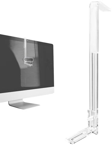Svcouok Webcam Mount for Monitor, 1/4 Screw - Universal Clip-On Holder for Logitech Brio, OBSBOT, Microsoft, Nexigo Webcams