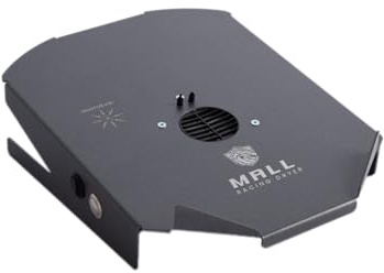 MALL RACING DRYER Asciuga Casco Professionale con Ionizzazione, Ventilazione e Riscaldamento Temporizzato, Funzione Anti-Batterica e Anti-Odore