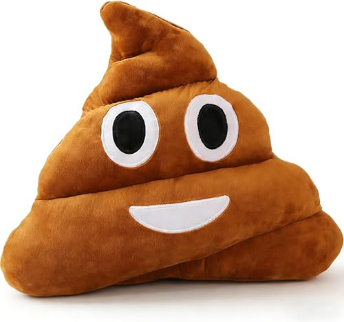 Gwezmxs Emoji Kissen mit Gesicht, 30cm Lustiges Plüsch Kissen Dekorativ für Familie & Freunde, Funny Cushion