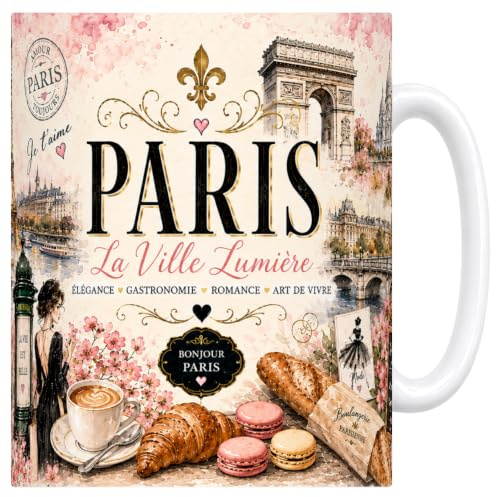 Mug Paris - La Ville Lumière, L'Art de Vivre Parisien EveryMug