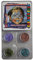 Eulenspiegel 908044 - Glitter Motiv-Set Meerjungfrau, 4 x 2 g, Glitzer, Karneval, Halloween, Mottoparty