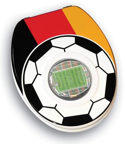 SANWOOD WC-Sitz Motiv: Stadion TOILETTENDECKEL KLODECKEL KLOBRILLE WC Deckel TOILETTENSITZ WC Brille