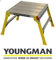 Youngman Odd Job GRP 600 Fibreglass Hop Step Up Work Platform Step ladder Large