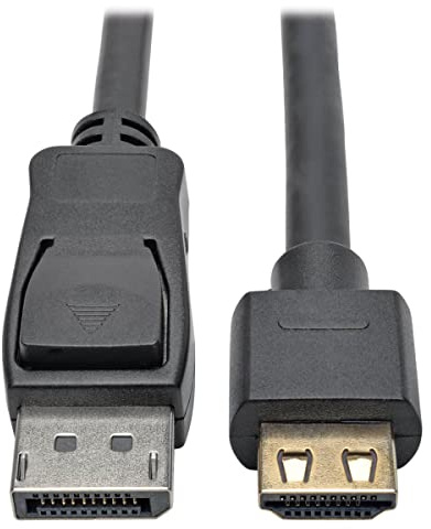 Eaton Tripp Lite P582‑003‑HD‑V4A – DisplayPort 1.4 to HDMI Active Adapter Cable – 4K 60Hz UHD Video, Secure Gripping Connector, High‑Speed Performance, Black (B013YPNIPQ)