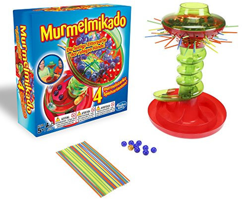 Hasbro Spiele Murmelmikado, spannungsgeladene Geschicklichkeitsspiel für Kinder ab 5 Jahren