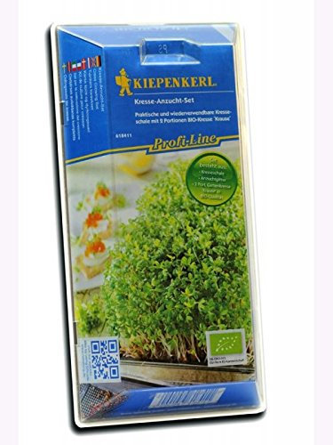 Kresseschalen Kresse-Anzucht-Set mit BIO-Saatgut