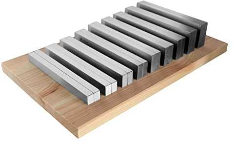 PAULIMOT Parallelunterlagen-Set 18-teilig Länge 150 mm, Breite 10 mm : Schnäppchen-Ausführung vorhanden