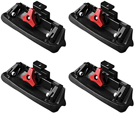 Yakima YK837W Attacchi Kit per Fiat Panda/Panda 4x4/Panda Van, Confezioni da 4