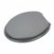 MDF Wooden Toilet SEAT W/Fittings Adjustable Chrome Hinges Bathroom Soft Close Silver