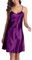Vlazom Camicie da Notte da Donna, Donna Sexy Sottoveste Senza Maniche Cinturino Regolabili Spalline Camicia da Notte,XXXL,Viola Scuro
