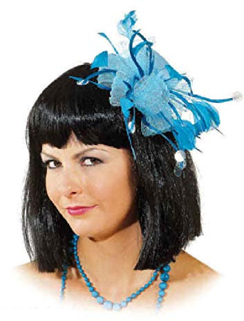 narrenkiste O23964 türkis Damenhut Charlestonhut