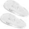 SPORTS WORLD VISION Brillen-Nasenpads | Hochwertige weiche A-förmige Nasenpads aus Silikon für Brillen | 15mm Push-in Brillenkissen im 25er-Pack
