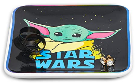 disney Star Wars Plateau à bijoux en céramique Motif enfant