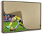 iBirdie Outdoor Waterproof and Weatherproof TV Cover with Zipper for 28 to 32 inch Outside Flat Screen TV - Beige 600D Thick Fabric Protector Size 29''W x 19''H x 5.5''D for 28'' - 32'' LCD LED