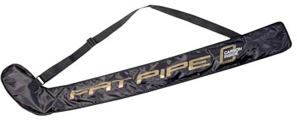 Fat PIpe Floorball/Unihockey Schlägertasche | Satellite Air Junior | für 1-3 Schläger bis Schaftlänge 92 cm (schwarz/Gold)