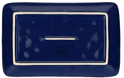 Thun Rose & Tulipani - Vassoio Rettangolare 20x13 cm Concerto Blu Cobalto