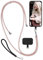 moex Unleash pour Samsung Galaxy Z Fold 4 - Chaîne de téléphone Portable avec Mousqueton - Cordon Tour de Cou Amovible - Collier pour Smartphone avec Pad pour étui, chaîne à Suspendre en Or Rose