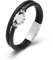 VCCWYQK Pfote drucken Urne Armband für Asche für Frauen Männer Andenken Memorial Manschette Armreif geflochtenes Lederarmband Armband Kremation Schmuck
