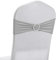 50 PCS Elastic Stretch Spandex Chair Covers Sashes Bands,Bows Sashes Chair Cover with Buckle for Wedding Party Ceremony Events for Folding Chairs Banquet Decorations Chair Decorations (Light Grey)