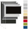 Rettika® Verdunkelungsrollo ohne Bohren, 150 cm Breite, 220 cm Höhe, Schwarz, Klemmfix Montage, Jalousien Fenster, Fenster rollos für innen, Klemmrollo