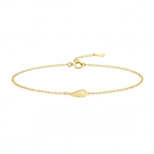 Sofia Milani - Damen Armband 925 Silber - Engel Flügel Feder Anhänger