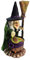 Zauberer- und Hexenfiguren – Halloween-Hexenmeister- und Hexen-Ornamente, magische Zauberer-Skulptur | Harz-Sand-Tisch-Zauberer-Figuren-, sammelbare Hexerei-Zauberer-Dekoration für Halloween-Tisc