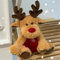 champracer Plüsch Rentier, Plüsch Rentier Puppen, 25 cm Weihnachten Plüschtiere Weihnachten Plüschtiere Weihnachten Plüschpuppen Weihnachten Plüschtiere, Plüschtiere, Home Decor (Brauner)