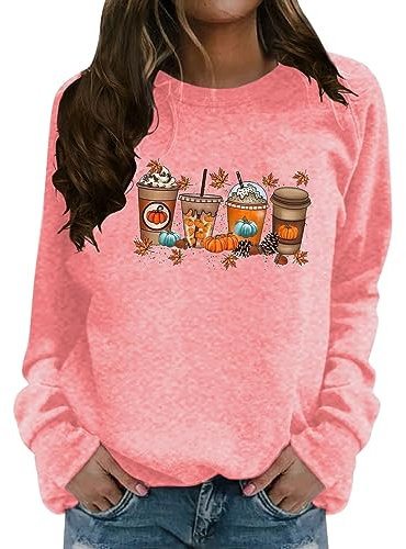 Generisch Amazon Outlet Shop Damen Kleider Sale Sweatshirt Damen Damen Oberteile elegant Langarm lockere Passform Oversize Pullover Damen Mode Damen Sale 2023 Angebote
