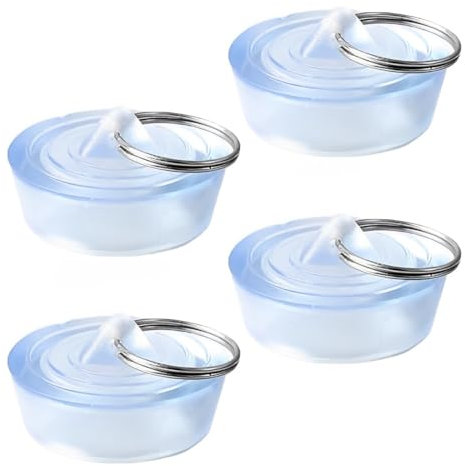 CPJJ 4 Stück Badewannenstöpsel,29-32MM Abflussstopfen,Transparenter PVC Stöpsel,für Schwimmbäder, Badewannen,Waschbecken