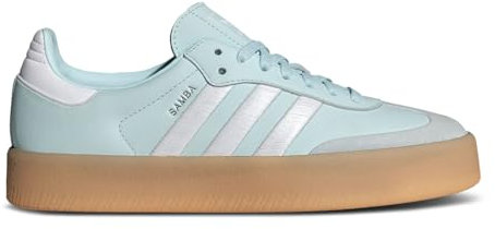 adidas Zapatos multideportivos para mujer para exteriores, Casi azul/blanco nube/plateado metálico, 6.5