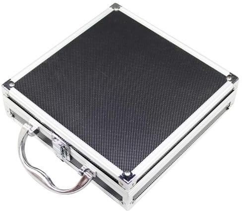 Aluminium Tool Case, Portable Toolbox With Padded Foam, Multifunction Storage Case Aluminum Alloy Hard Case Tool Cases Hard Equipment Case, Carrying Case For Measurement Instruments
