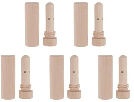 Cabilock 5 Stück Aromatherapie Sticks Luftbefeuchter Öldiffusor Filter Nasenduft Diffusor Reinigungsöl Rizinusöl Bio Duft Inhalationsstick Duftölhalter Öle Puff Maple