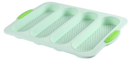 ABOOFAN Moule à Pain Français Silicone Moule à Baguette Antiadhésif à Cavités Plateau à Pain Pour Pâtisserie Maison Et Four à Démoulage Facile