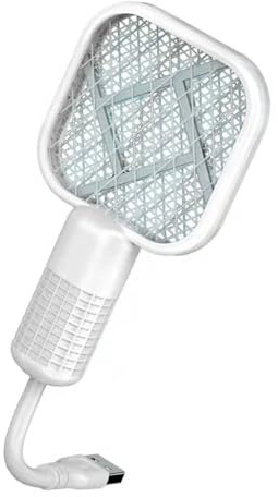Matraca eléctrica antipiojos 2 en 1 atrayente de Mosquitos con luz Repelente y Moscas Doble Modo portátil Alimentado por USB sin Control para el hogar Uso