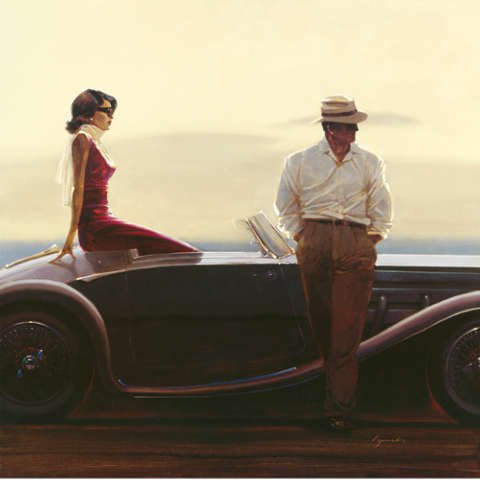 Poster Coastal Drive von Brent Lynch (70*70 cm)