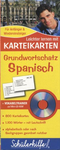Karteikarten Grundwortschatz Spanisch
