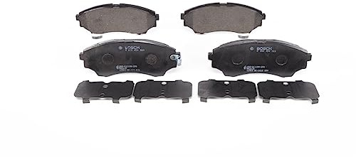 Bosch BP1213 - Brake Pads Car Front Axle - Bosch Quality - Reduced Noise and Dust - ECE-R90 Certified - Copper-Free - 1 Set of 4 Pads