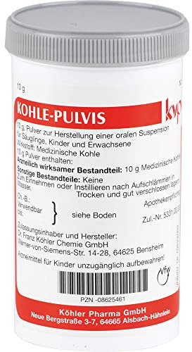 KOHLE pulvis Pulver 10 g