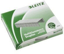 Leitz Heftklammern 25/10. Fr Heftger„t 5552. Heftleistung: 60 Blatt/6 mm. Material: verzinkt. Inhalt: 1000 Stck.