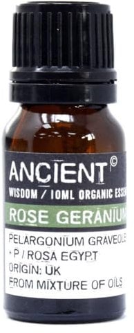 Ancient Wisdom Rose Geranium Organic Essential Oil 10ml