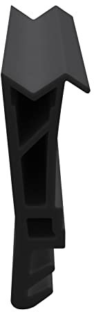 DIWARO. | Flügelfalzdichtung FF032 | schwarz | 6 Meter | TPE | Fensterdichtung für Holztüren und Holzfenster.