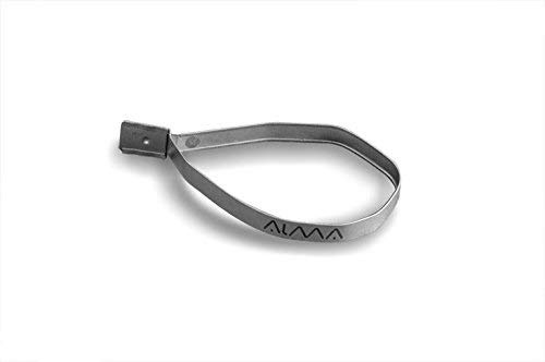 100 Plomben von Sicherheit aus Aluminium. Typ A Armband. Verschlusssystem Feste. Wirtschaftliche, verstellbar mit einer Anwendung schnell und sicher. Nummeriert